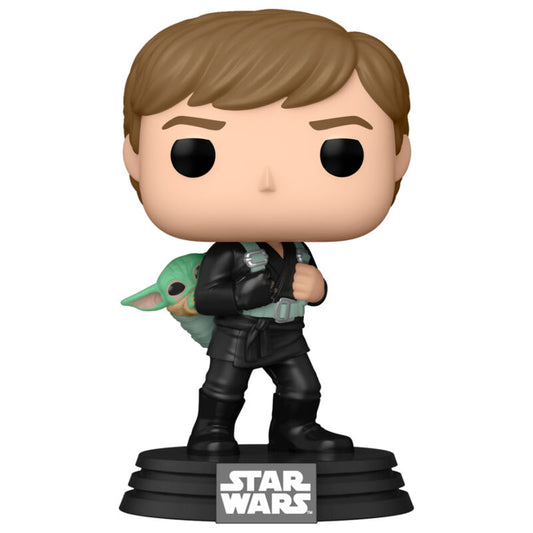 Figura Funko POP! Star Wars de Luke Skywalker y Grogu en caja - 2
