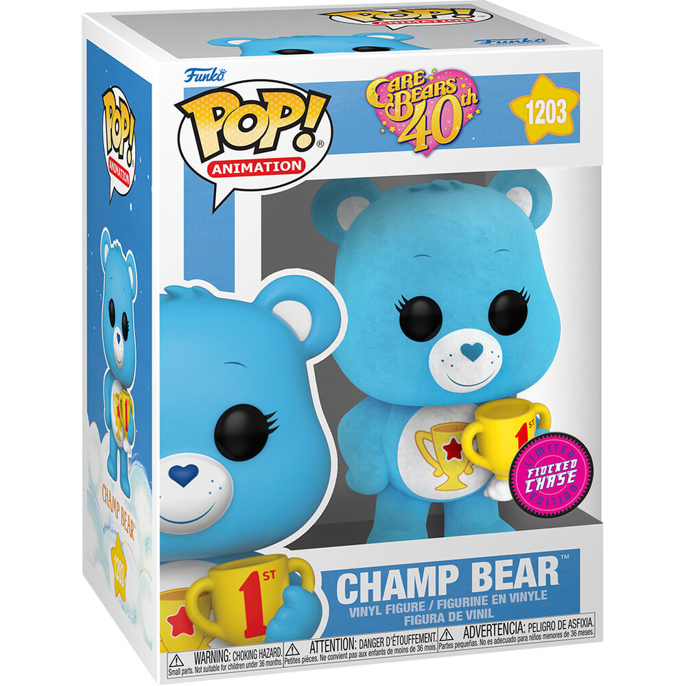 Figura Funko POP! Champ Bear azul con trofeo y copa - 2