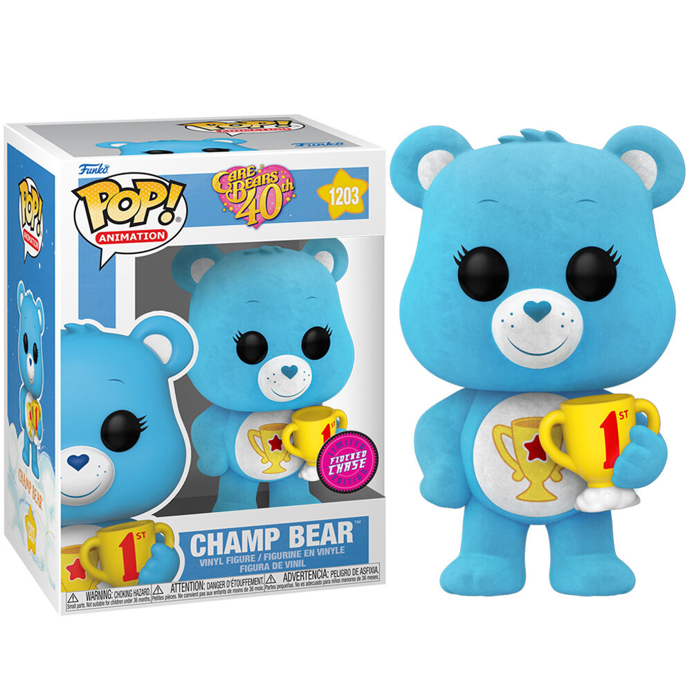 Figura Funko POP! Champ Bear azul con trofeo y copa - 4