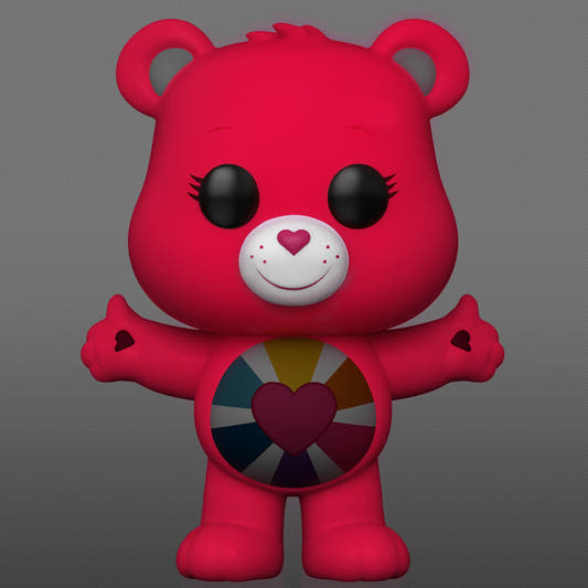 Figura Funko POP Hopeful Heart Bear Chase rosa en caja - 2