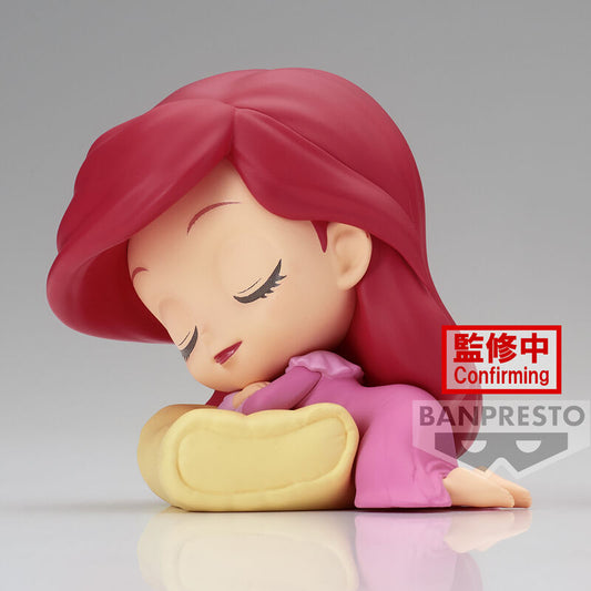 Figura Q Posket de Ariel de La Sirenita con cabello rojo y ojos cerrados - 3