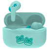Auriculares inalámbricos TWS Animal Crossing Nintendo turquesa con estuche de carga