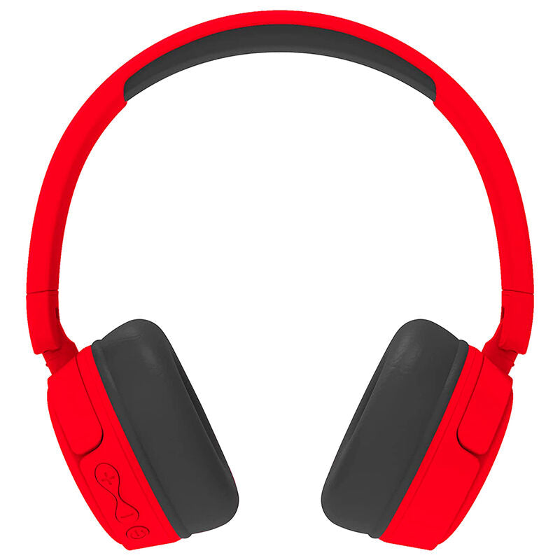 Auriculares infantiles inalámbricos rojos y negros de Mario Kart - 2