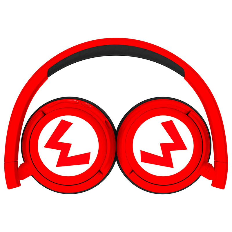 Auriculares infantiles inalámbricos rojos y negros de Super Mario Bros - 3