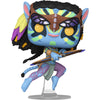Figura Funko POP! de Neytiri de Avatar con arco sobre una base