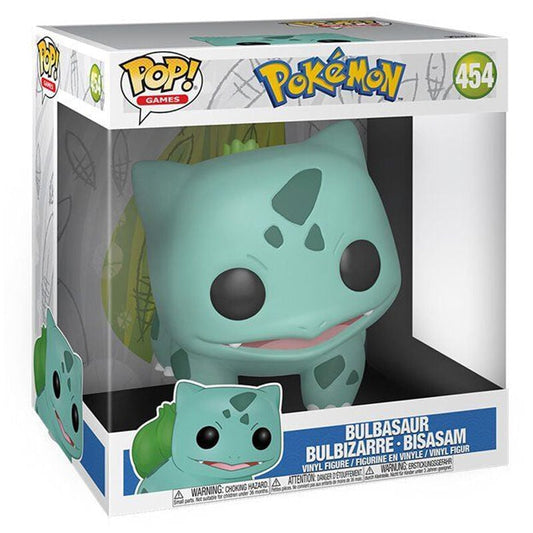 Figura Funko POP! Pokémon Bulbasaur de 25 cm en caja con ventana