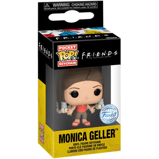 Llavero Funko Pocket Pop! de Monica Geller de Friends en caja