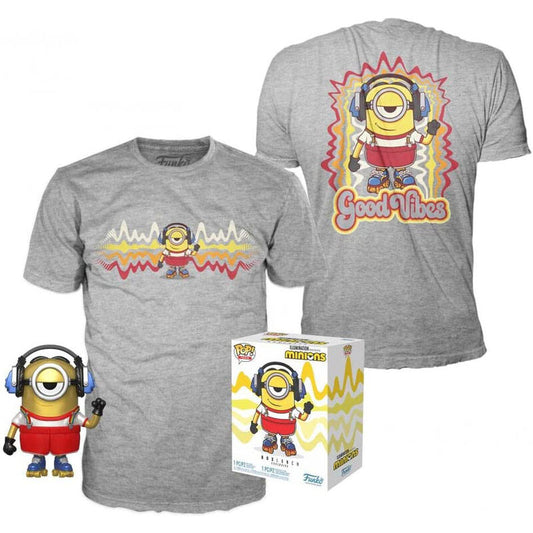 Set Funko POP y camiseta de Stuart de Minions Roller Skating - 10