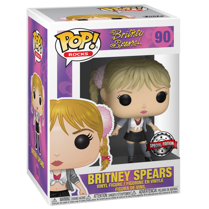 Set Funko POP y camiseta negra de Britney Spears Baby One More Time - 10