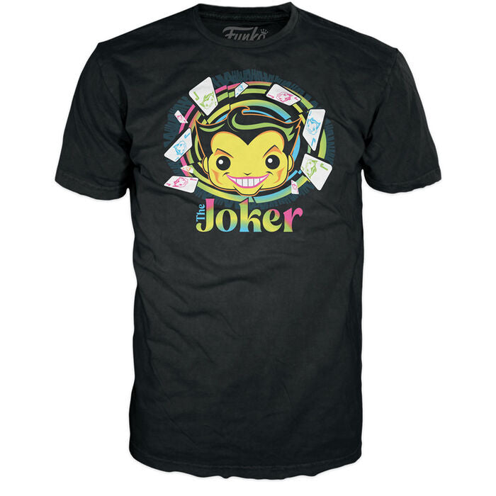 Set Funko POP! Joker DC Comics con camiseta negra y figura - 13