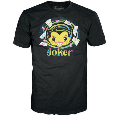 Set Funko POP! Joker DC Comics con camiseta negra y figura - 13