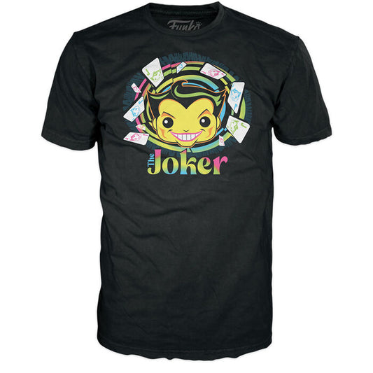 Set Funko POP! Joker DC Comics con camiseta negra y figura - 13