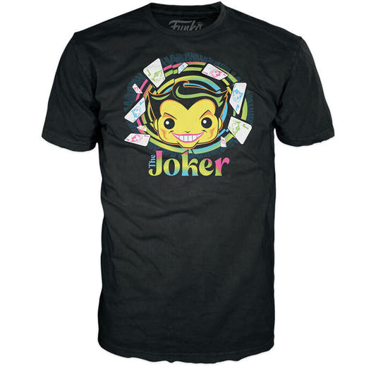 Set Funko POP! Joker DC Comics con camiseta negra y figura - 4