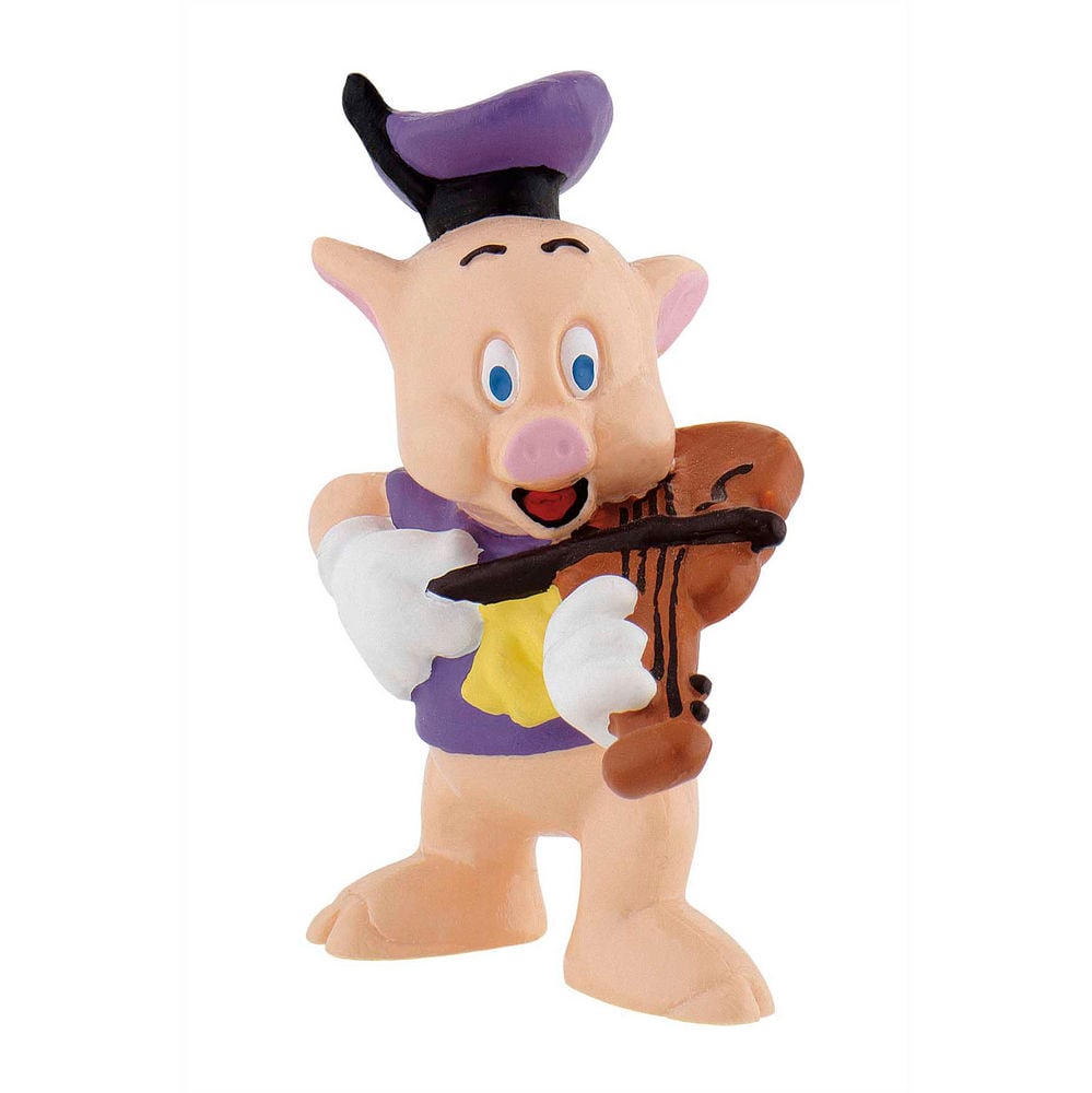 Figura BULLYLAND del cerdito violinista de Los 3 Cerditos