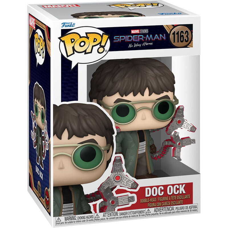 Figura Funko POP! de Doc Ock de Spider-Man: No Way Home en caja