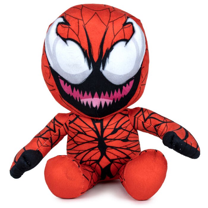 Peluche Carnage de Venom Marvel rojo y negro