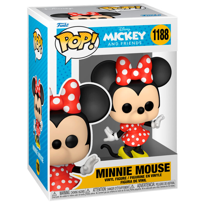 Figura Funko POP! de Minnie Mouse con lazo y vestido rojos de lunares - 2