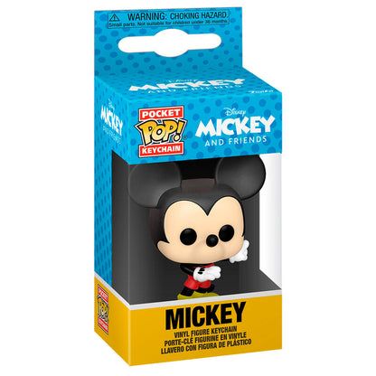 Llavero FUNKO Pocket POP! de Mickey Mouse en caja