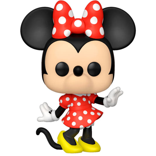 Figura Funko POP! de Minnie Mouse con lazo y vestido rojos de lunares
