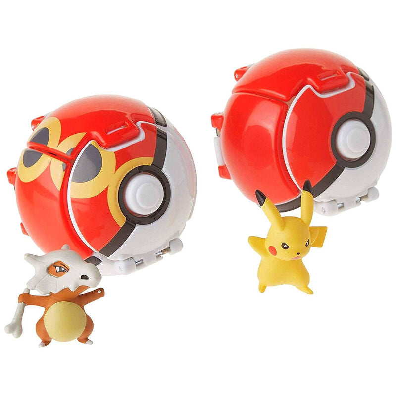 Blíster TOMY Pokémon Throw ’N Pop con Poké Ball, Pikachu y Cubone - 2
