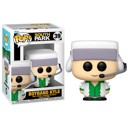 Figura Funko POP! Boyband Kyle de South Park con auriculares y micrófono