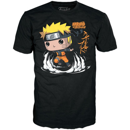 Set Funko Naruto Shippuden con camiseta negra y figura POP de Naruto - 15