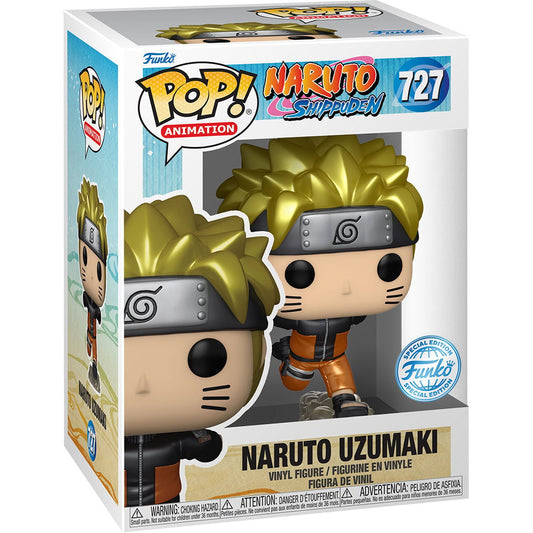 Set Funko Naruto Shippuden con camiseta negra y figura POP de Naruto - 12