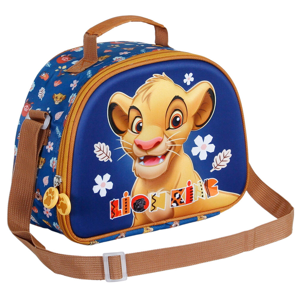 Bolsa portameriendas 3D azul de El Rey León Disney - 4