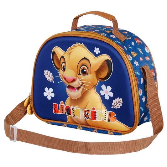 Bolsa portameriendas 3D azul de El Rey León Disney
