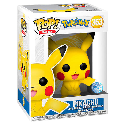 Figura Funko POP! de Pikachu Pokémon amarilla - 3