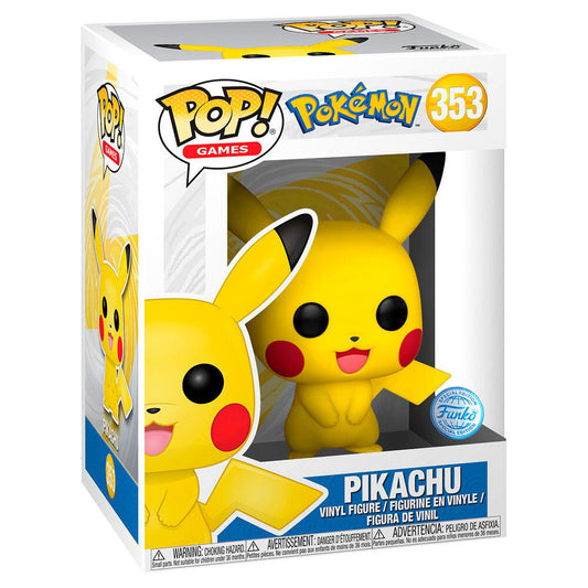 Figura Funko POP! de Pikachu Pokémon amarilla - 3
