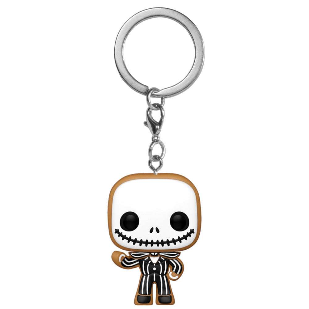 Llavero Funko Pocket POP de Jack Skellington Gingerbread en su caja - 2