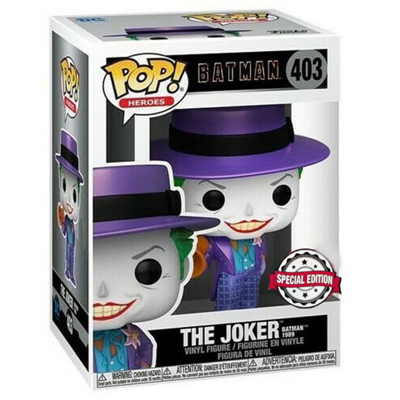 Set FUNKO POP! The Joker con camiseta negra y figura metallic - 2