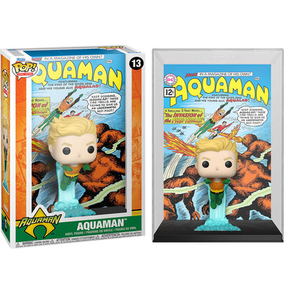 Figura FUNKO POP! de Aquaman con portada de cómic DC Comics - 3