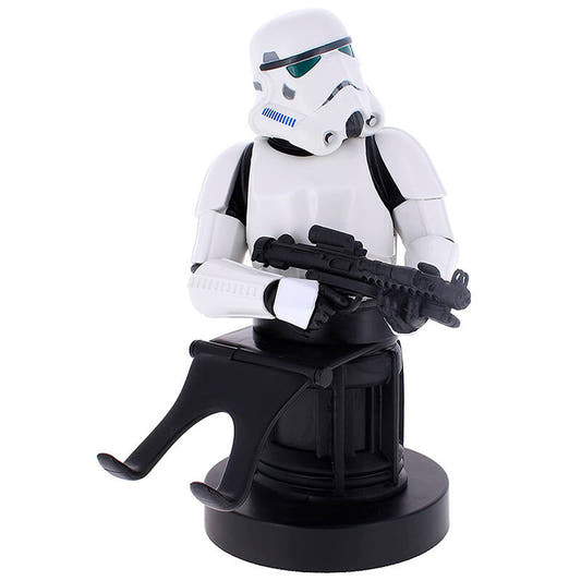 Cable Guy Imperial Stormtrooper Star Wars sujetando un bláster