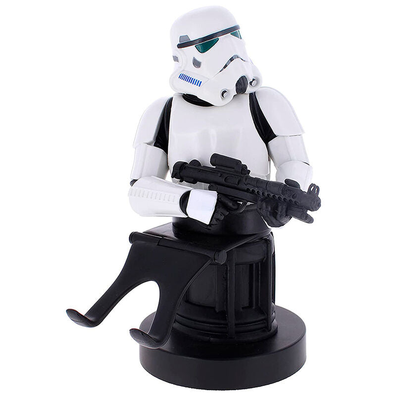 Cable Guy Imperial Stormtrooper Star Wars sujetando un bláster