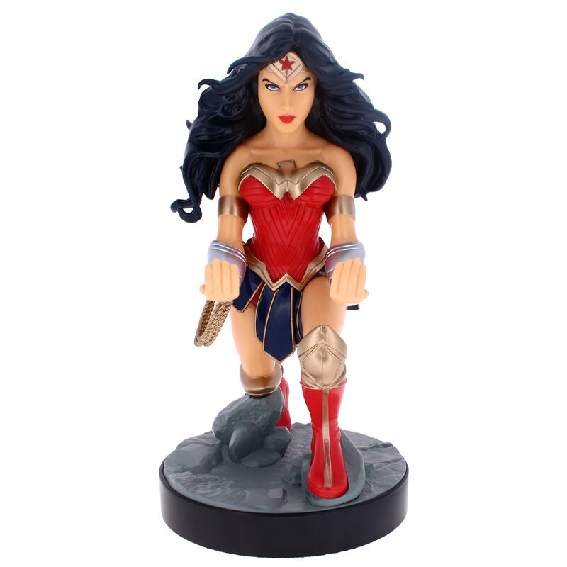 Soporte Cable Guy de Wonder Woman DC Comics sobre base circular