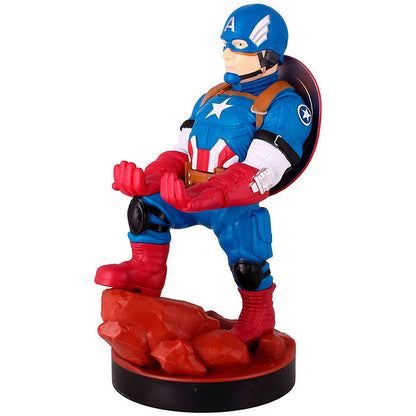 Soporte Cable Guy de Capitán América Marvel con base rocosa - 2