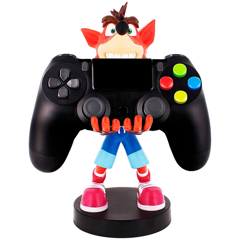Soporte Cable Guy de Crash Bandicoot sobre base negra - 2