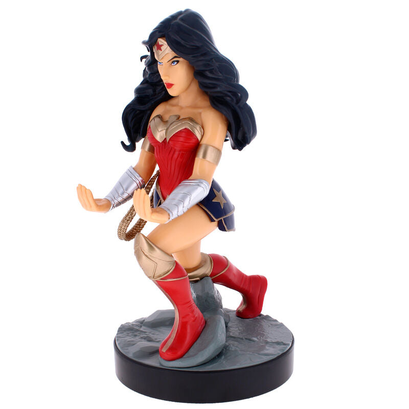 Soporte Cable Guy de Wonder Woman DC Comics sobre base circular - 2