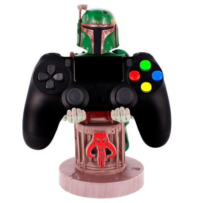Soporte Cable Guy de Boba Fett con armadura verde y roja - 3