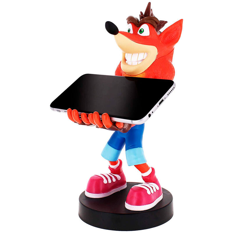 Soporte Cable Guy de Crash Bandicoot sobre base negra - 3