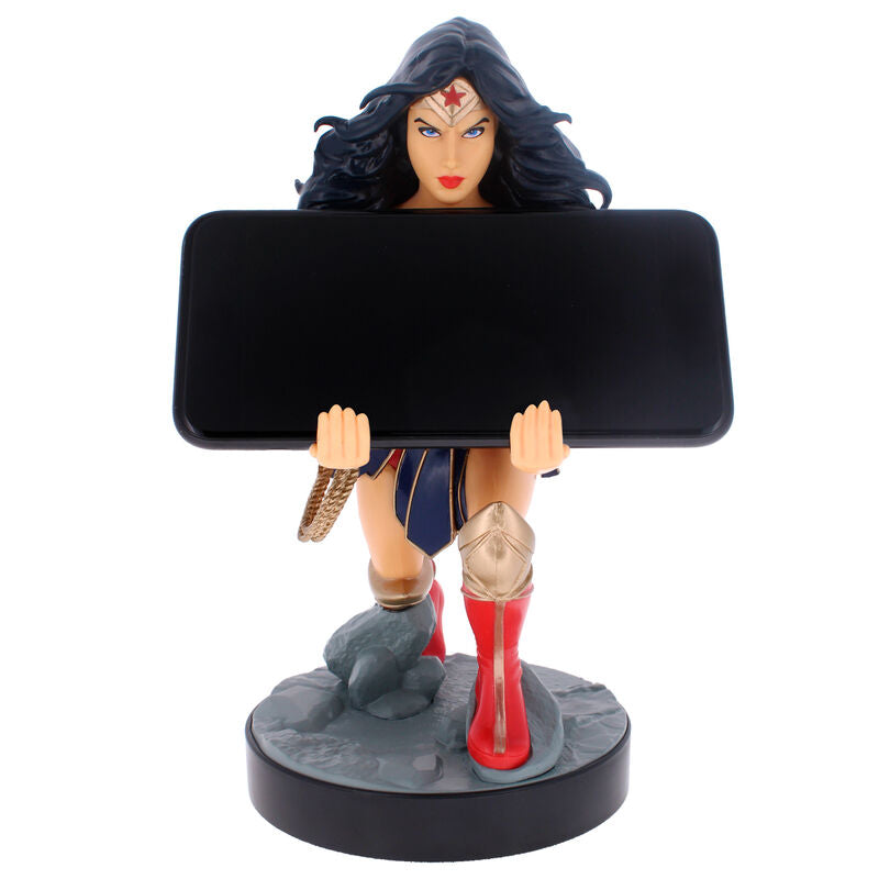 Soporte Cable Guy de Wonder Woman DC Comics sobre base circular - 3