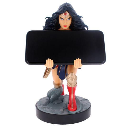 Soporte Cable Guy de Wonder Woman DC Comics sobre base circular - 3