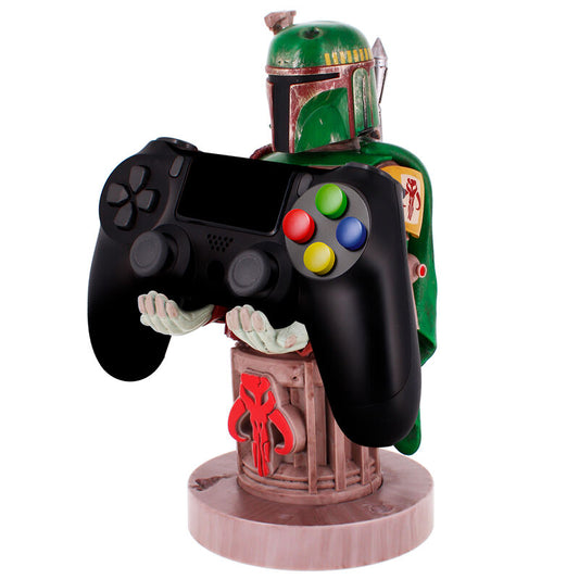 Soporte Cable Guy de Boba Fett con armadura verde y roja - 4