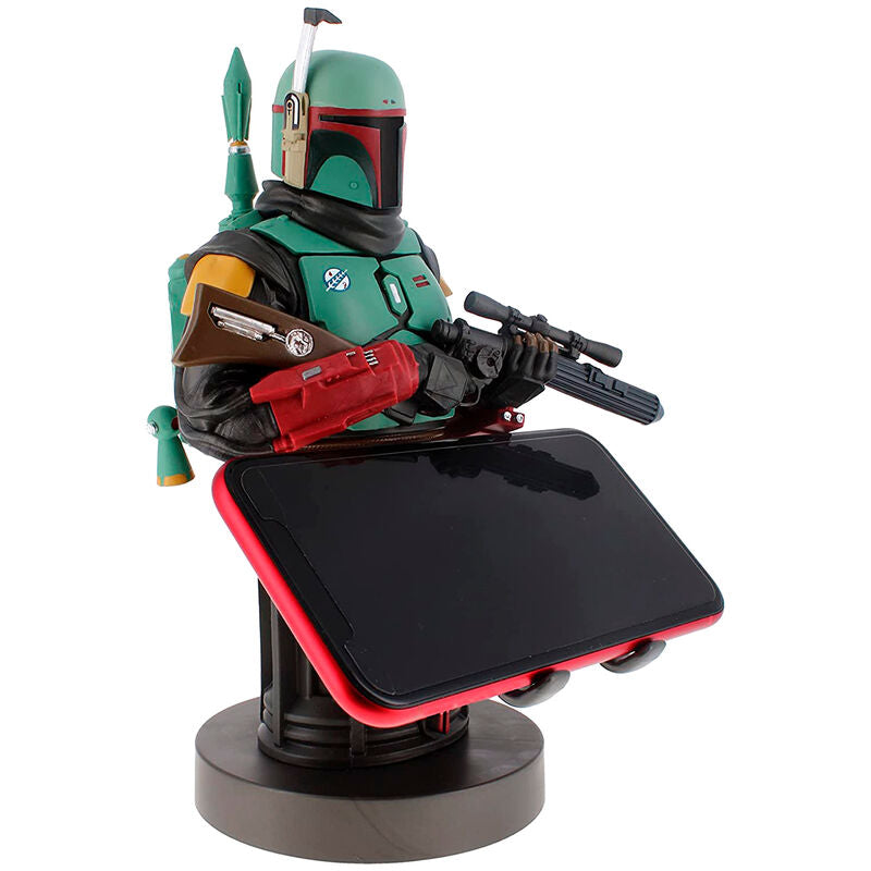 Soporte Cable Guy de Boba Fett con armadura y bláster - 4