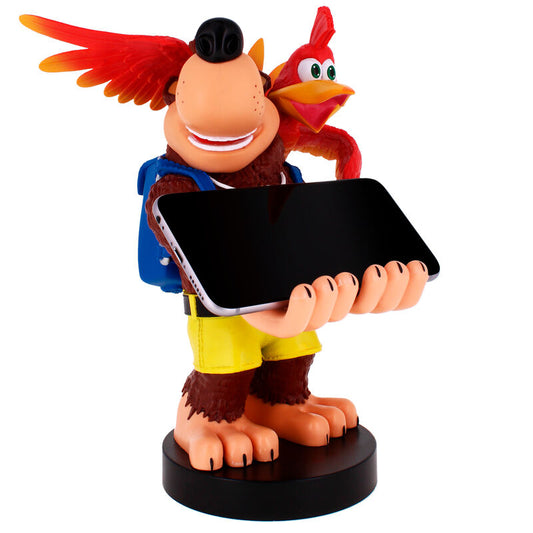 Figura Cable Guy de Banjo y Kazooie sobre base negra - 5