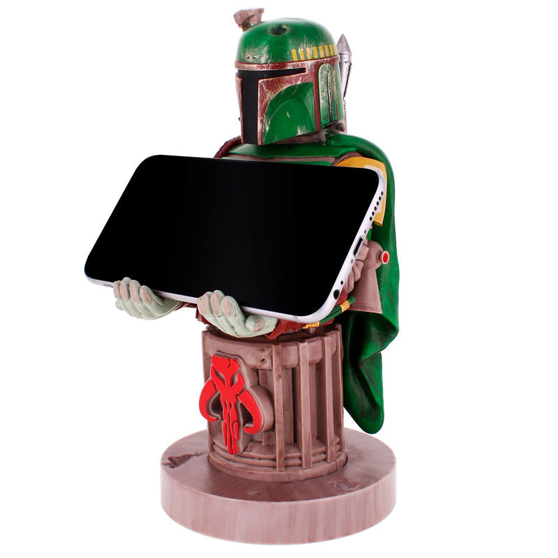 Soporte Cable Guy de Boba Fett con armadura verde y roja - 5