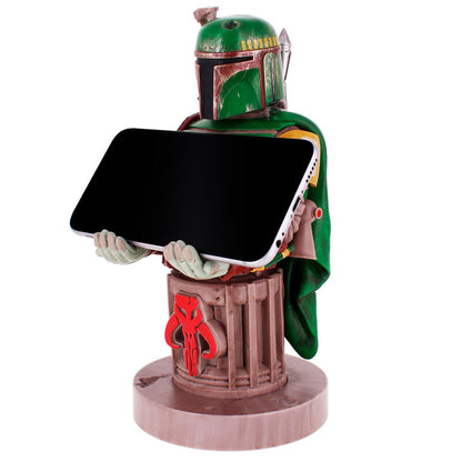 Soporte Cable Guy de Boba Fett con armadura verde y roja - 5
