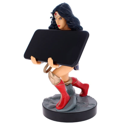 Soporte Cable Guy de Wonder Woman DC Comics sobre base circular - 5
